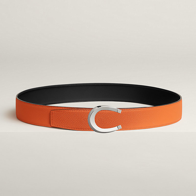 Luck belt buckle & Reversible leather strap 38 mm