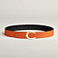 View: , Luck belt buckle & Reversible leather strap 38 mm