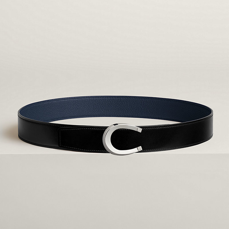 Luck belt buckle & Reversible leather strap 38 mm