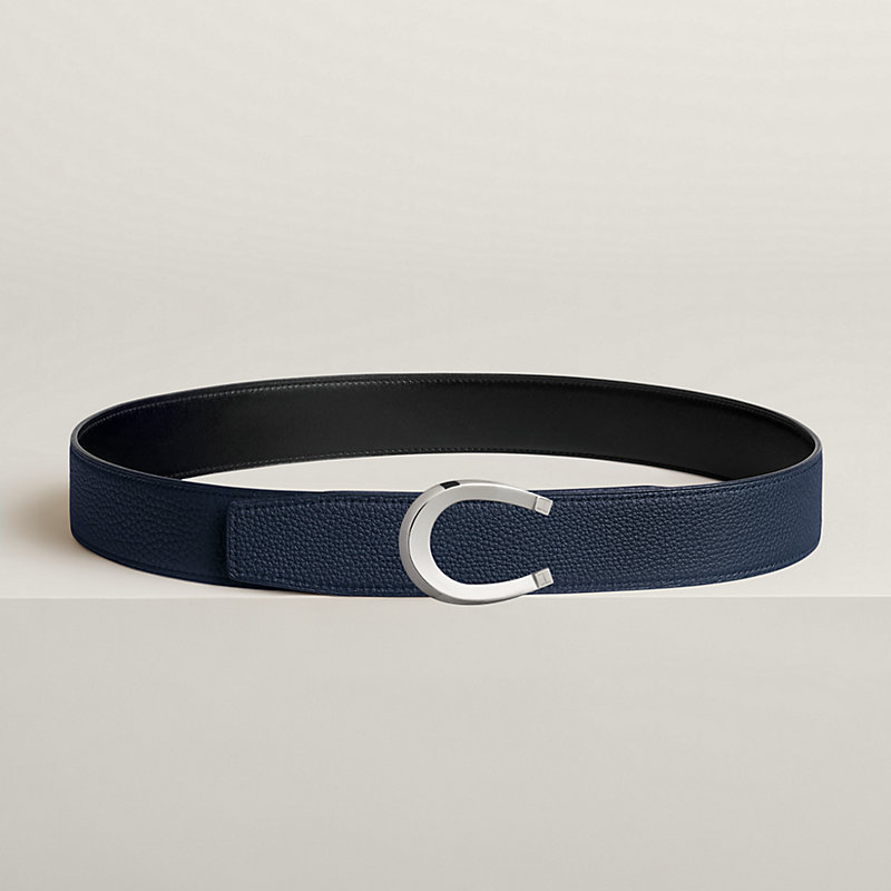 Luck belt buckle & Reversible leather strap 38 mm