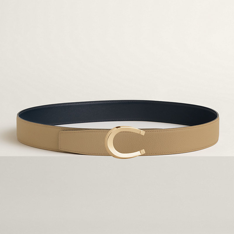 Luck belt buckle & Reversible leather strap 38 mm
