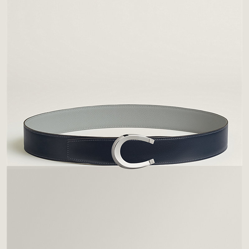 Luck belt buckle & Reversible leather strap 38 mm