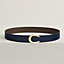 View: , Luck belt buckle & Reversible leather strap 38 mm