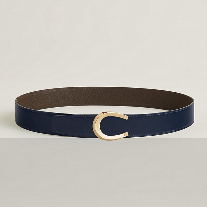 Luck belt buckle & Reversible leather strap 38 mm