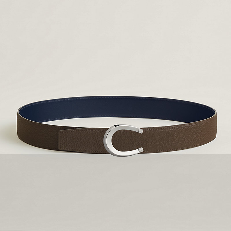 Luck belt buckle & Reversible leather strap 38 mm
