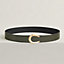 View: , Luck belt buckle & Reversible leather strap 38 mm