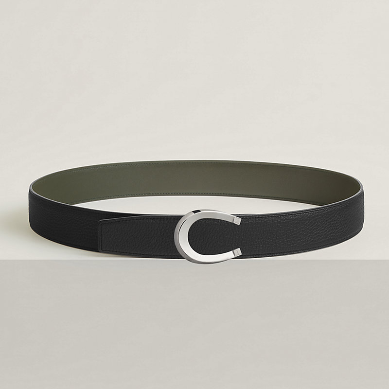Luck belt buckle & Reversible leather strap 38 mm
