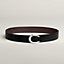 View: , Luck belt buckle & Reversible leather strap 38 mm