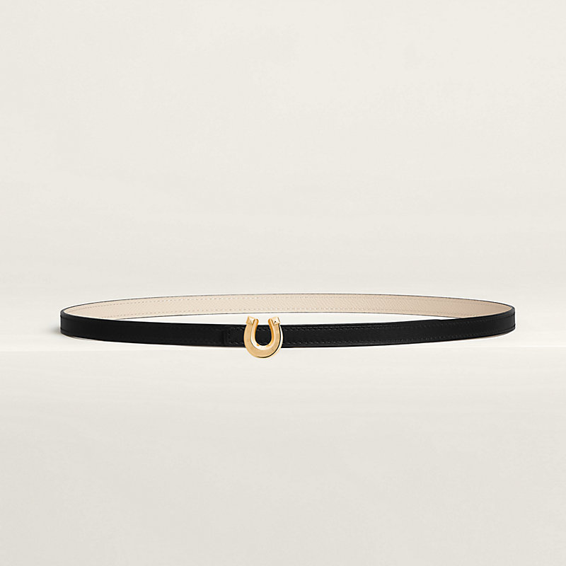 Lucky Jockette belt buckle & Reversible leather strap 13 mm