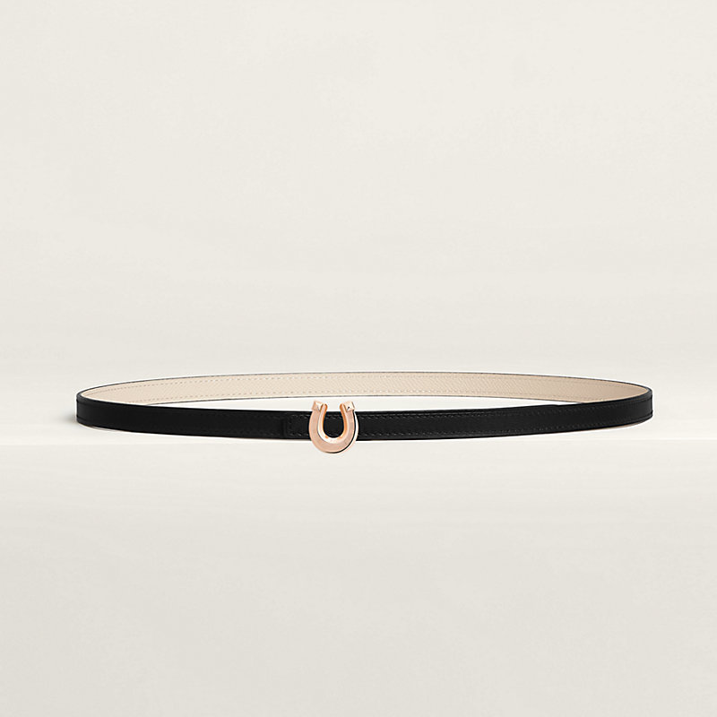 Lucky Jockette belt buckle & Reversible leather strap 13 mm