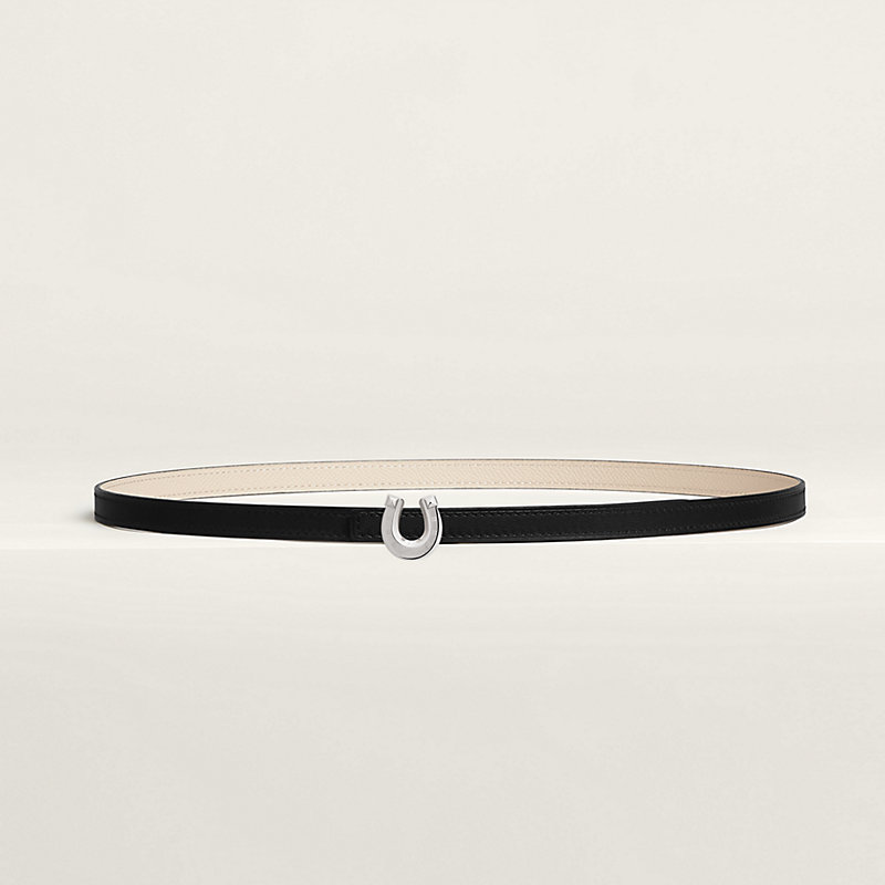 Lucky Jockette belt buckle & Reversible leather strap 13 mm