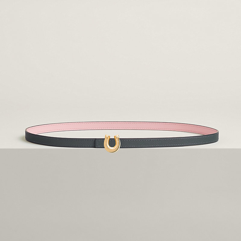 Lucky Jockette belt buckle & Reversible leather strap 13 mm