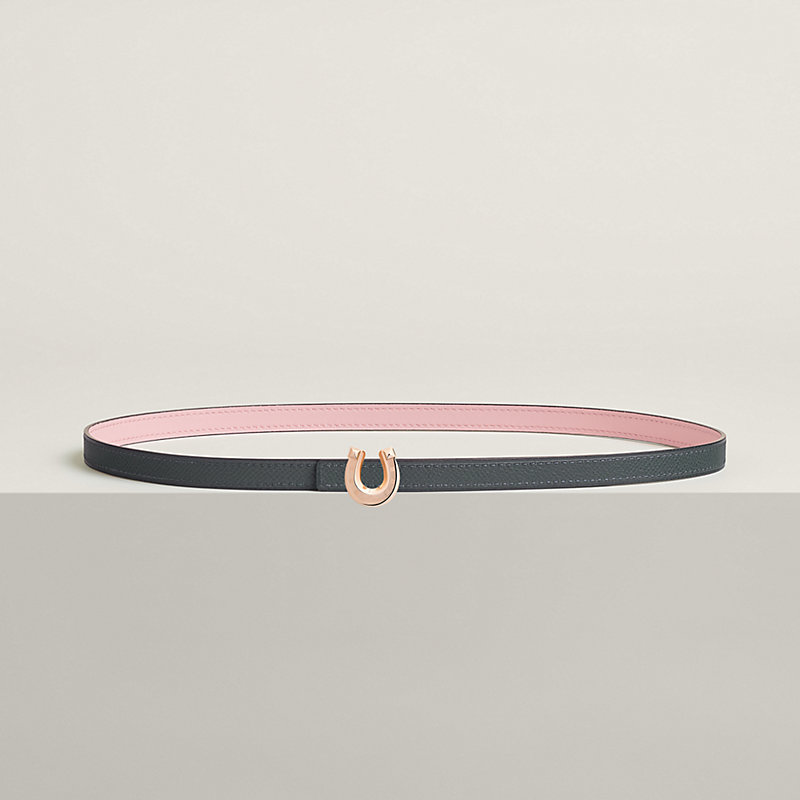 Lucky Jockette belt buckle & Reversible leather strap 13 mm