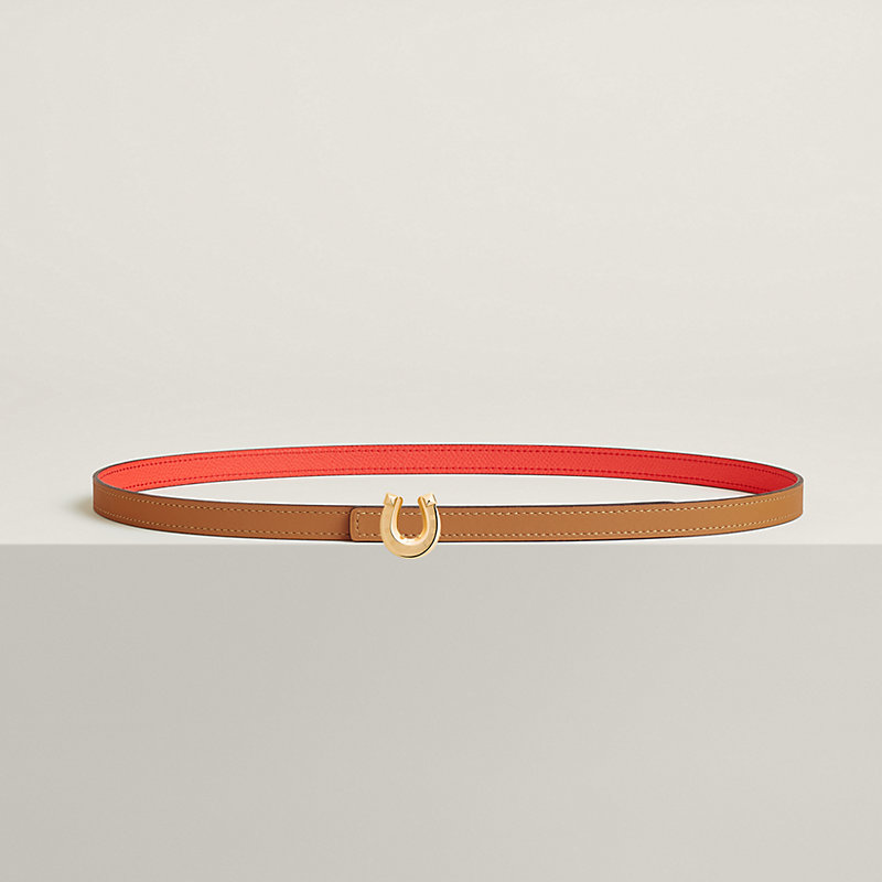 Lucky Jockette belt buckle & Reversible leather strap 13 mm
