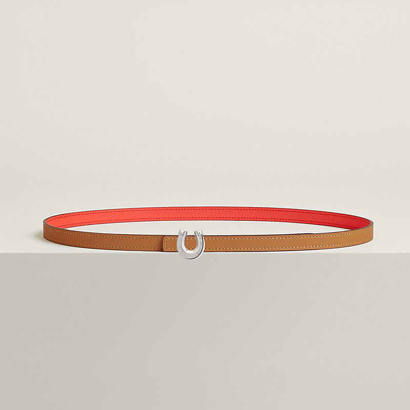 Lucky Jockette belt buckle & Reversible leather strap 13 mm