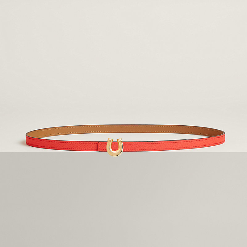 Lucky Jockette belt buckle & Reversible leather strap 13 mm