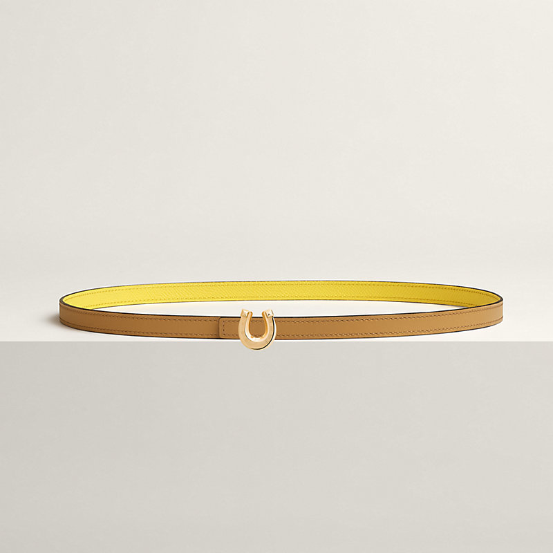 Lucky Jockette belt buckle & Reversible leather strap 13 mm