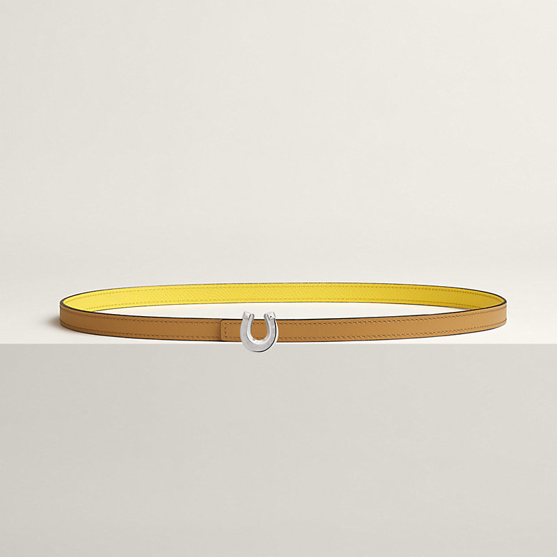 Lucky Jockette belt buckle & Reversible leather strap 13 mm