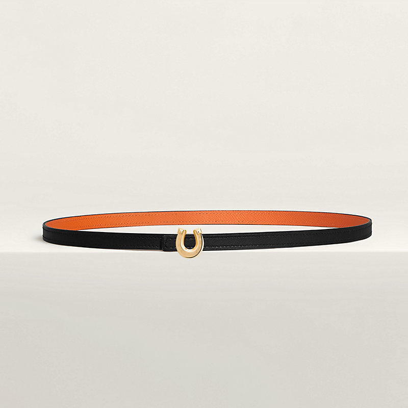Lucky Jockette belt buckle & Reversible leather strap 13 mm