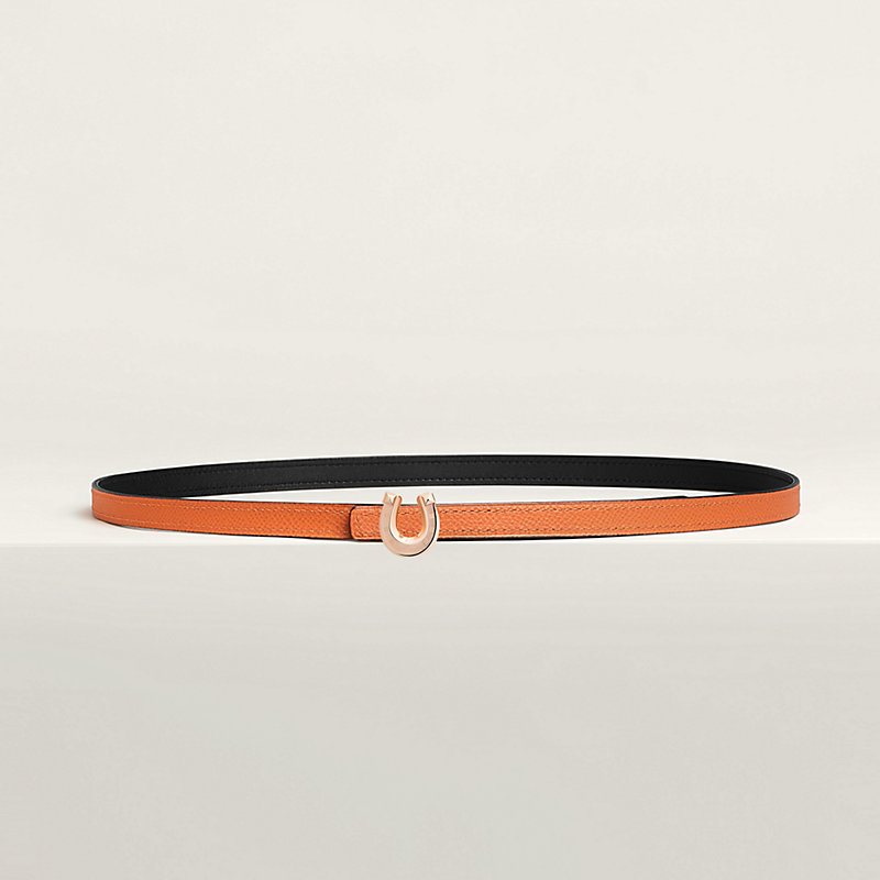 Lucky Jockette belt buckle & Reversible leather strap 13 mm