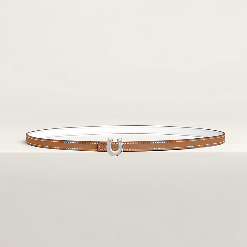 Lucky Jockette belt buckle & Reversible leather strap 13 mm