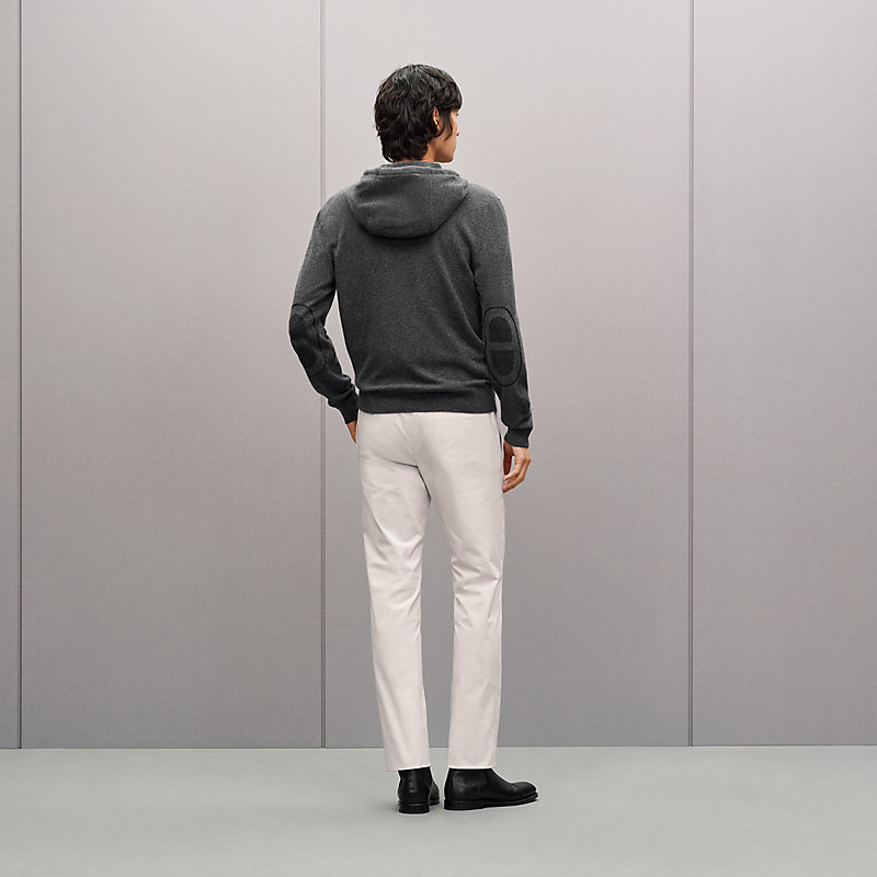 "Maillon Chaine d'Ancre" zipped cashmere jacket