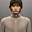 "Maillon Chaine d'Ancre" zipped cashmere jacket, View: Worn, worn, view 3 of 6