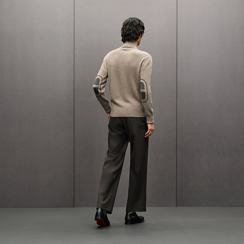 "Maillon Chaine d'Ancre" zipped cashmere jacket