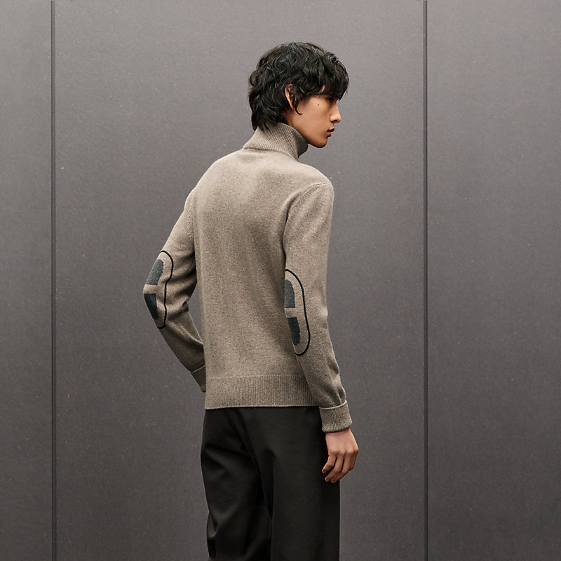 "Maillon Chaine d'Ancre" zipped cashmere jacket