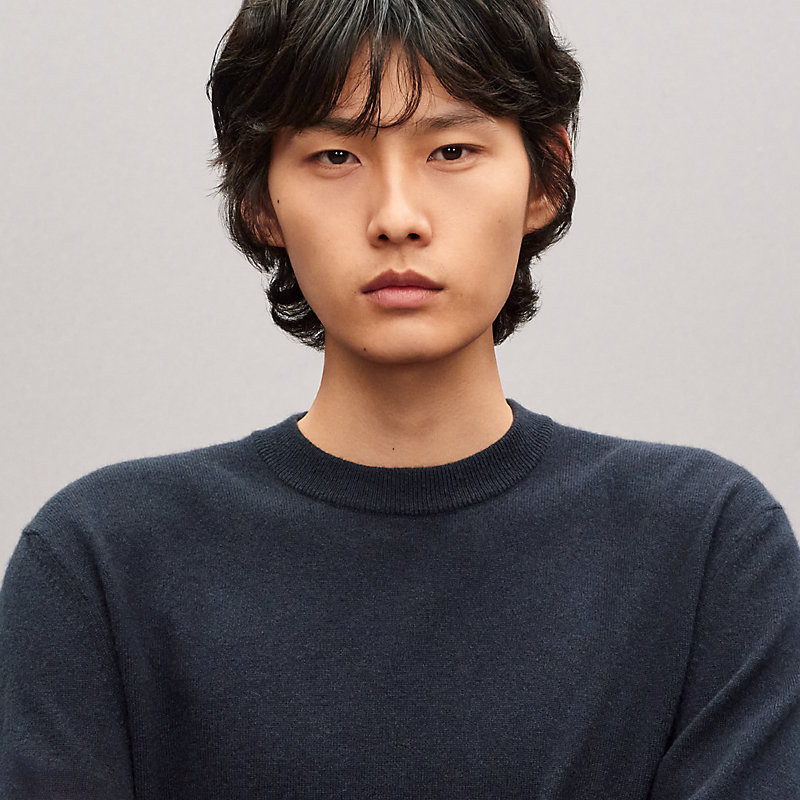 “Maillon Chaine d'Ancre”圆领山羊绒针织衫