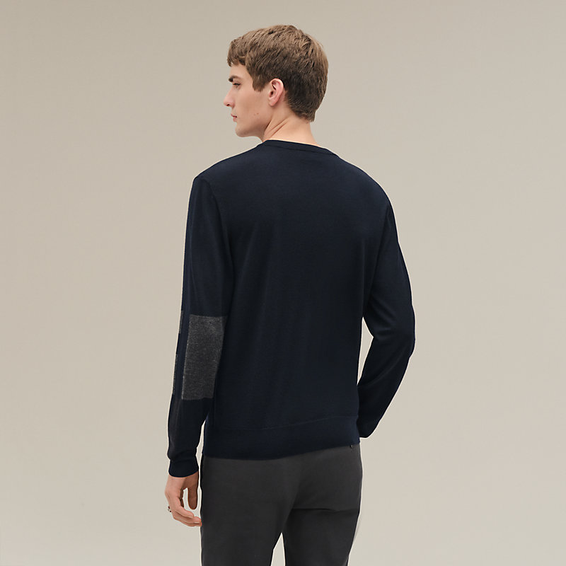 "Maillon en calque" crewneck sweater