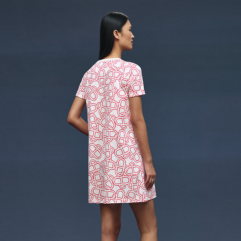 "Maillon Equestre" flared dress