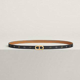 【大人気】HERMES boucle de ceinture maillon 13mm ベルト Maillon H belt buckle & Hermès sur Mer reversible leather