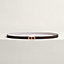 View: , Maillon H belt buckle & Reversible leather strap 13 mm