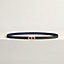 Maillon H belt buckle & Reversible leather strap 13 mm, view 1 of 3