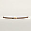 View: , Maillon H belt buckle & Reversible leather strap 13 mm