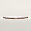 View: , Maillon H belt buckle & Reversible leather strap 13 mm