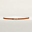 View: , Maillon H belt buckle & Reversible leather strap 13 mm