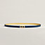 View: , Maillon H belt buckle & Reversible leather strap 13 mm