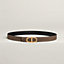 View: , Maillon Torsade belt buckle & Reversible leather strap 24 mm