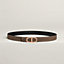 View: , Maillon Torsade belt buckle & Reversible leather strap 24 mm