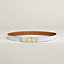 View: , Maillon Torsade belt buckle & Reversible leather strap 24 mm