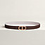 View: , Maillon Torsade belt buckle & Reversible leather strap 24 mm
