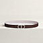 View: , Maillon Torsade belt buckle & Reversible leather strap 24 mm