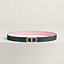View: , Maillon Torsade belt buckle & Reversible leather strap 24 mm