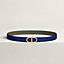 View: , Maillon Torsade belt buckle & Reversible leather strap 24 mm
