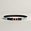 Maillon Torsade belt buckle & Toile H Plume leather strap 24&nbsp;mm, View: , view 1 of 3