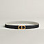 Maillon Torsade belt buckle & Toile H Plume leather strap 24&nbsp;mm, View: , view 2 of 3