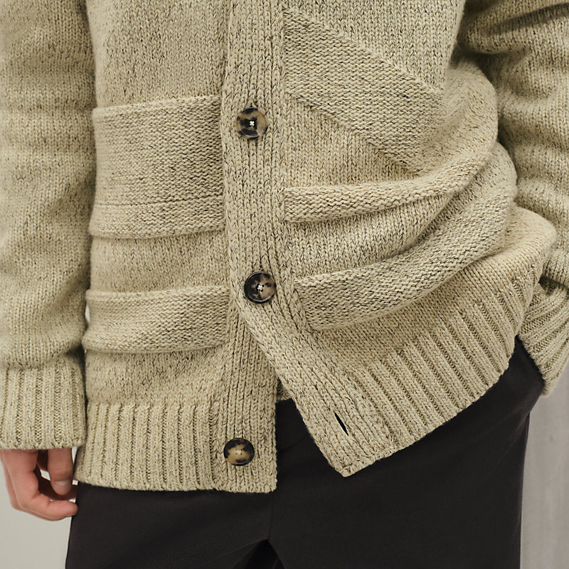 "Maxi Casaque" buttoned cardigan