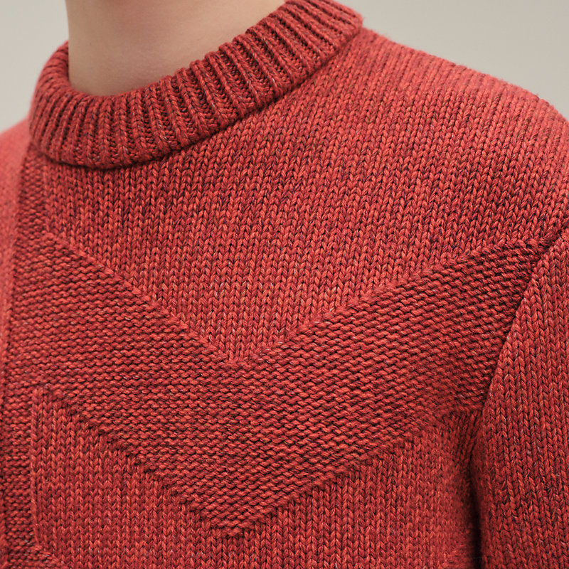 "Maxi Casaque" crewneck sweater